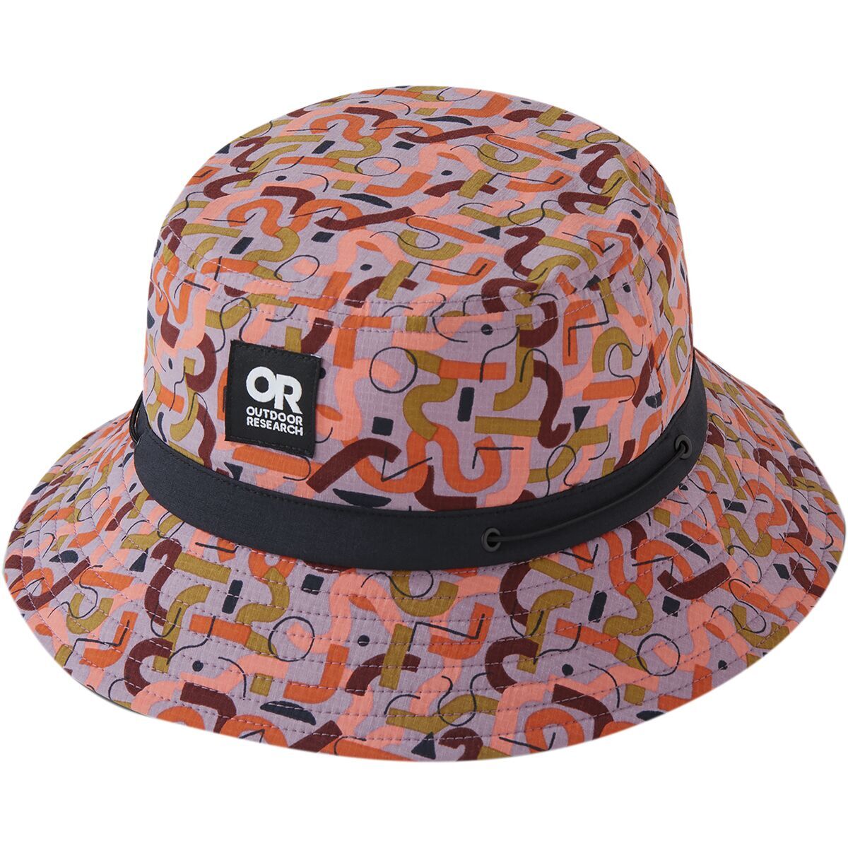 OUTDOOR RESEARCH Zendo Bucket Hat, MOTH PRINT/BLACK