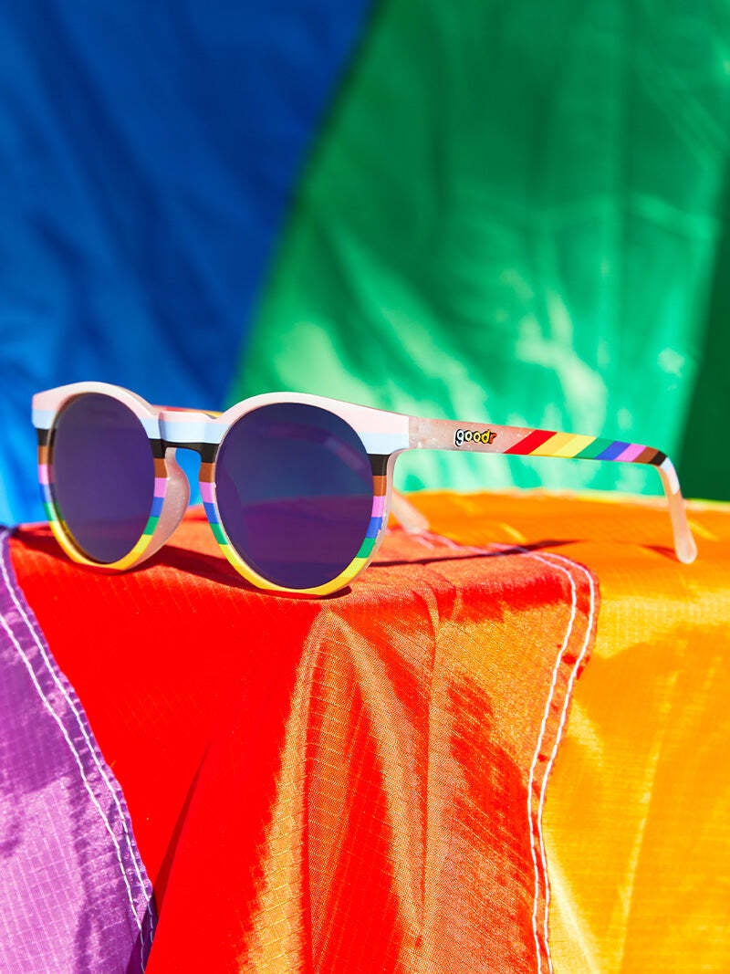 Rainbow top polarized sunglasses